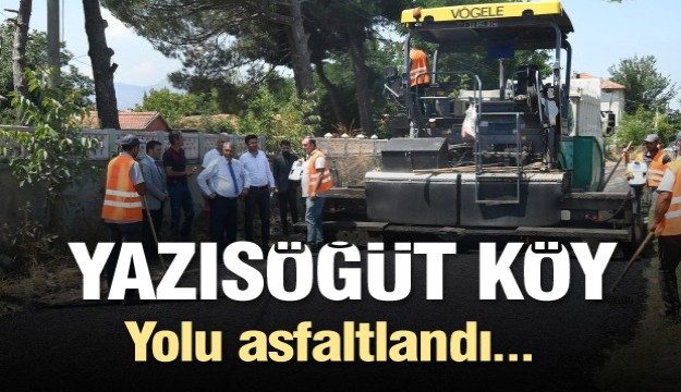 Isparta  Yazısöğüt köy yolu asfaltlandı 