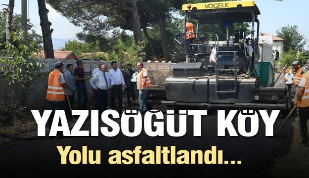 Isparta  Yazısöğüt köy yolu asfaltlandı 