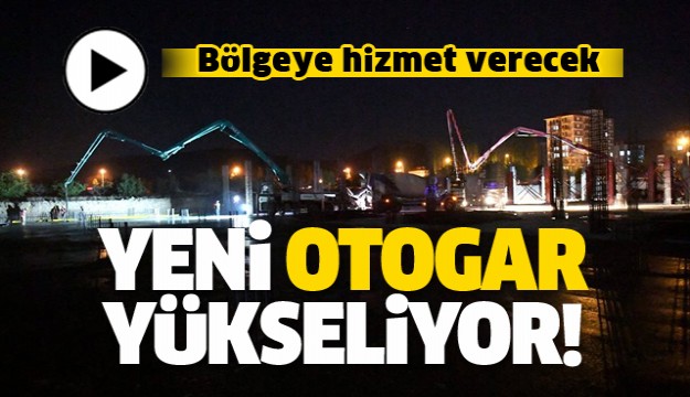 ISPARTA YENİ OTOGAR TERMİNAL HIZLA YÜKSELİYOR