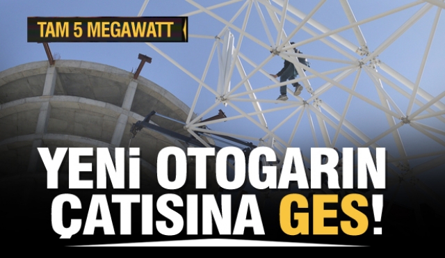 Isparta Yeni otogarın çatısına GES kuruluyor