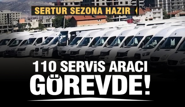 ISPARTA'DA 110 SERVİS ARACI GÖREV YAPACAK
