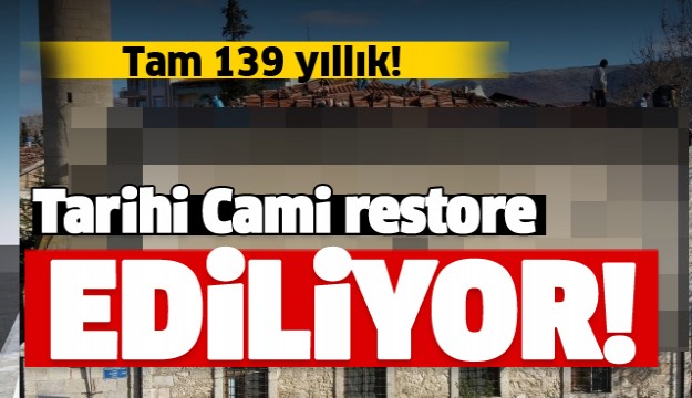 ISPARTA'DA 139 YILLIK O TARİHİ CAMİ TAMİR EDİLİYOR