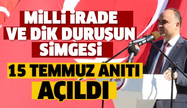 Isparta'da 15 Temmuz Demokrasi ve Şehitler Anıtı