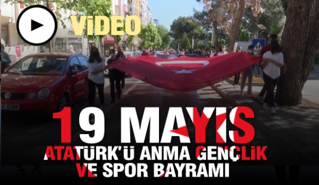 ISPARTA'DA 19 MAYIS KUTLANDI 2021 VİDEO HABER