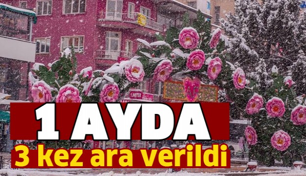 ISPARTA'DA 1 AYDA 3 KEZ EĞİTİME ARA VERİLDİ