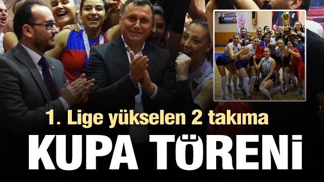 ISPARTA'DA 1. LİGE YÜKSELEN 2 TAKIM BELLİ OLDU - KUPA TÖRENİ
