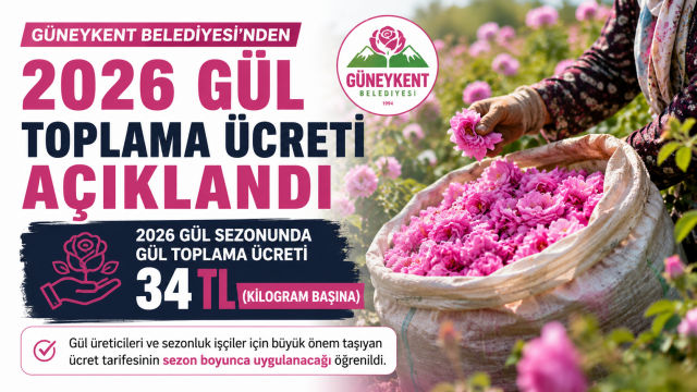 Isparta'da 2026 Gül Toplama Ücreti Belli Oldu