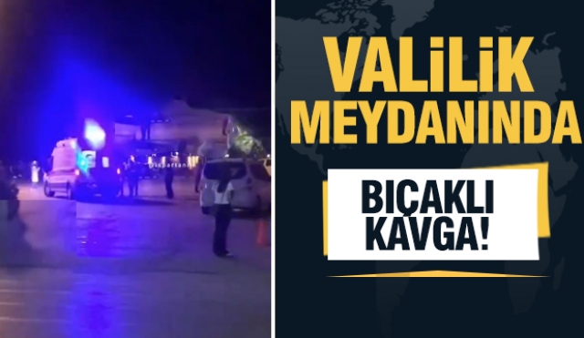 Isparta'da 2 Grup Arasında Bıçak Kavga!