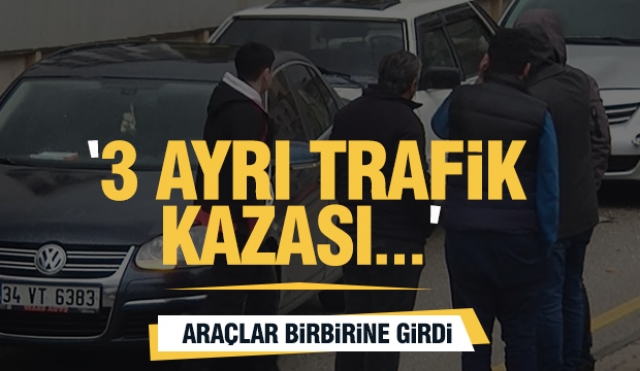 Isparta'da 3 ayrı trafik kazası...