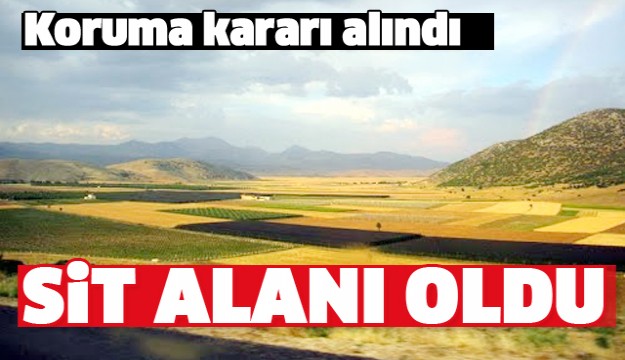 ISPARTA'DA 4 OVA İÇİN SİT KARARI