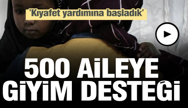 Isparta'da 500 aileye giyim desteği   
