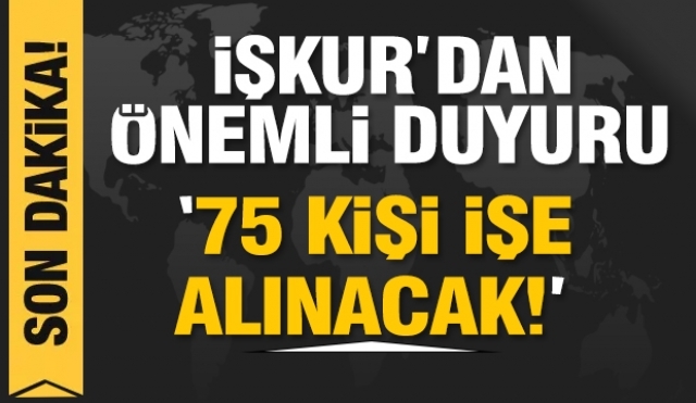 Isparta'da 75 kişilik istihdam ilanı