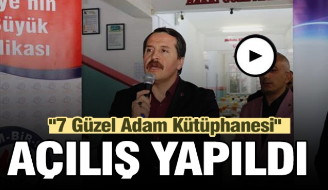 Isparta'da "7 Güzel Adam Kütüphanesi" açılışı yapıldı