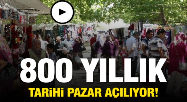 ISPARTA'DAKİ 800 YILLIK TARİHİ PINAR PAZARI AÇILIYOR