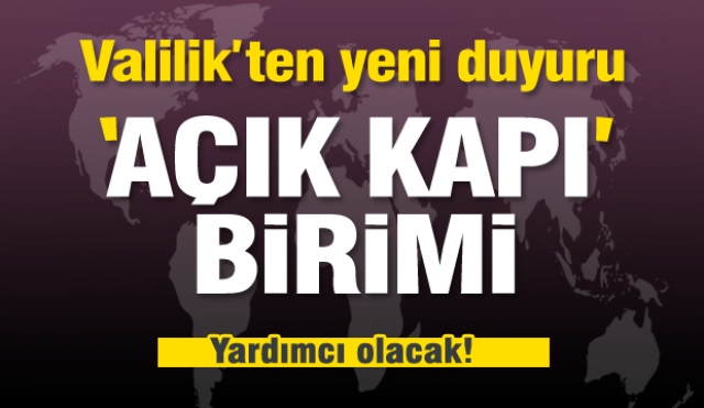 Isparta'da “Açık Kapı” birimi yardımcı olacak!