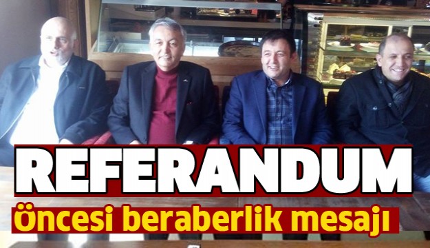 ISPARTA'DA AK PARTİ VE MHP BERABERLİK MESAJI VERDİ