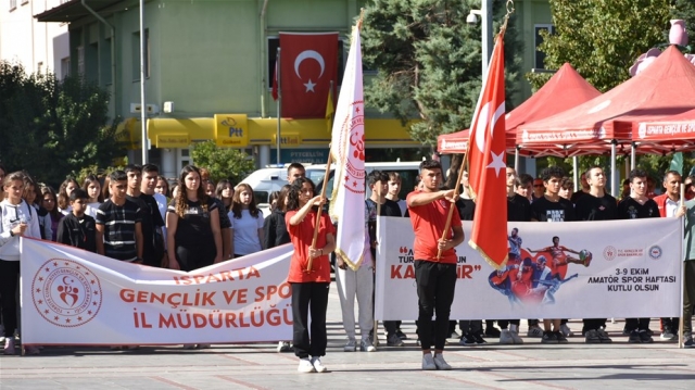 ISPARTA'DA AMATÖR SPOR HAFTASI BAŞLADI
