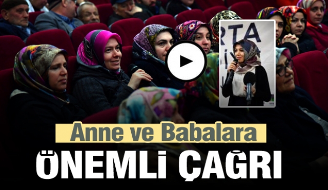 Isparta'da anne ve babalara önemli çağrı