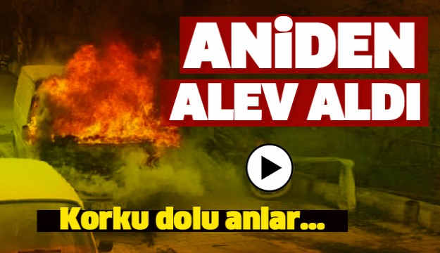 ISPARTA'DA ARAÇ ANİDEN ALEV ALDI!