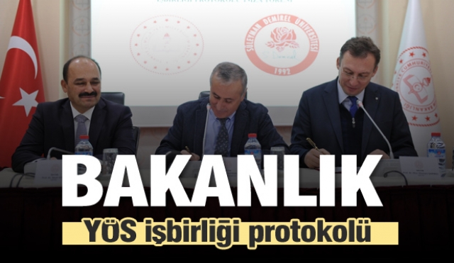 Isparta'da Bakanlık ile YÖS İşbirliği Protokolü