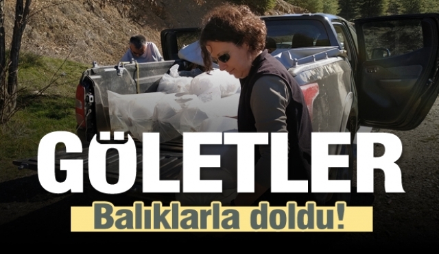 Isparta'da Balıklandırma Çalışmaları...