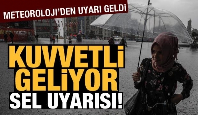 Isparta'da Beklenen Kuvvetli Gökgürültülü Sağanak Yağışlara Dikkat!