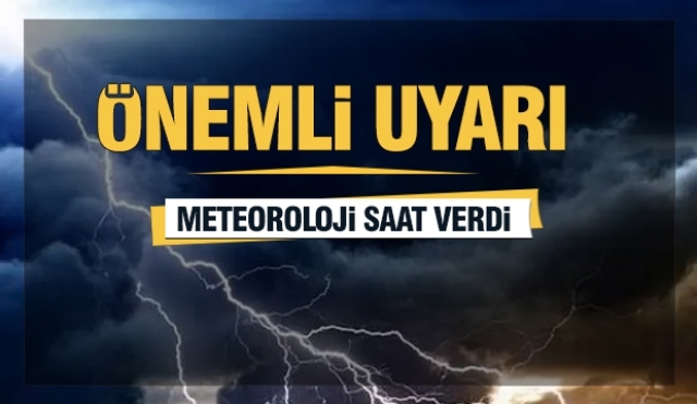 Isparta'da Beklenen Yerel Kuvvetli Yağışlara Dikkat!