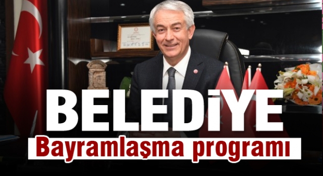 Isparta'da Belediye'den Bayramlaşma Programı