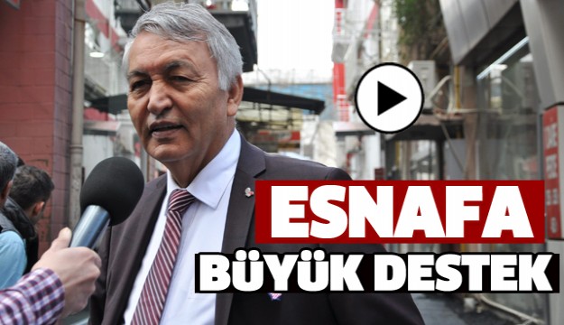 ISPARTA'DA BELEDİYE'DEN ESNAFA DESTEK!