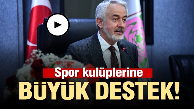 Isparta'da Belediyeden spora büyük destek!