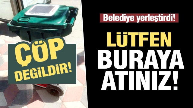 Isparta'da belirli alanlara tıbbi atık kutuları ve konteynerler yerleştirdi