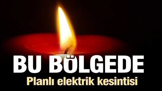 Isparta'da beş buçuk saat elektrik kesintisi