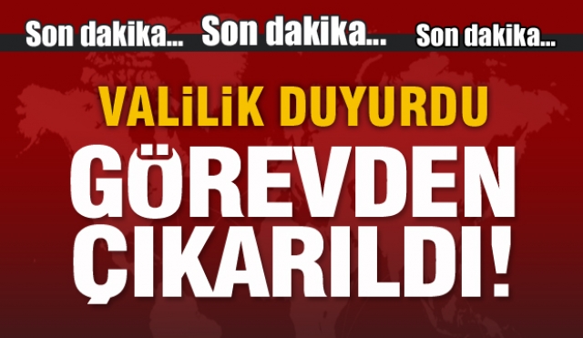 Isparta'da bir köy muhtarı görevinden çıkarıldı