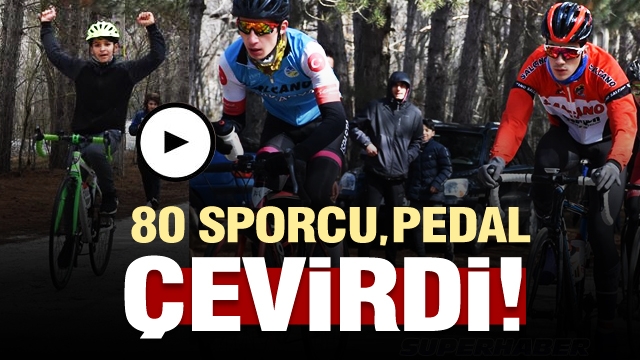 Isparta'da bisiklet yarışmaları... 80 sporcu pedal çevirdi