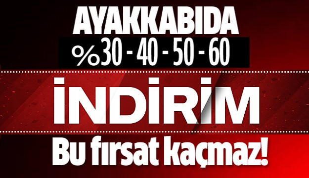 ISPARTA'DA BÖYLE AYAKKABI İNDİRİMİ GÖRÜLMEDİ!