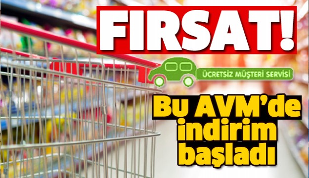 ISPARTA'DA BU AVM'DE İNDİRİMLER BİTMİYOR!