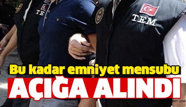 ISPARTA'DA BU KADAR EMNİYET MENSUBU GÖREVDEN ALDINDI