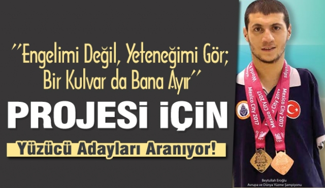 Isparta'da bu projeye yüzücü adayları aranıyor!