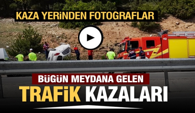 ISPARTA'DA BÜGÜN MEYDANA GELEN TRAFİK KAZALARI