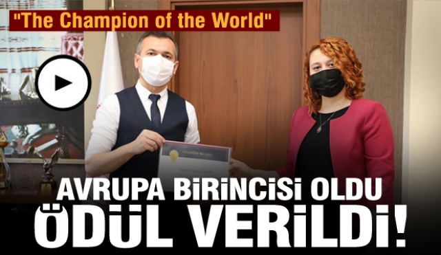 Isparta'da büyük gurur! Avrupa Birincisi oldu...