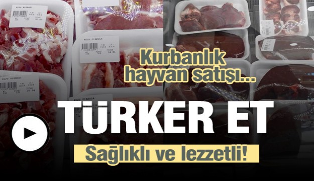 ISPARTA'DA CANLI HAYVAN SATIŞI VE ET ÜRÜNLERİ TÜRKER KASAP'TA