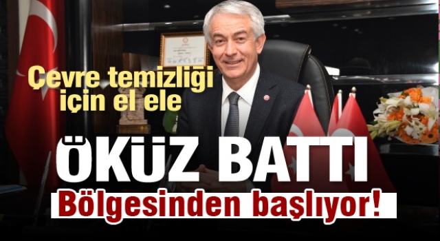 Isparta'da çevre temizliği için halkla el ele 