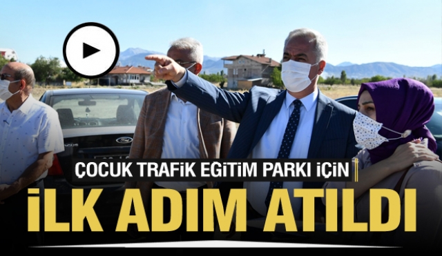 Isparta'da Çocuk Trafik Eğitim Parkı İçin İlk Adım Atıldı