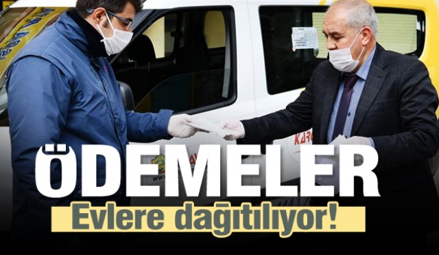 Isparta'da Dar Gelirli Ailelerin Ödemeleri Evlerinde Yapılıyor