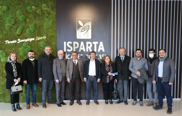 Isparta'da DEVA Partisi’nden Başkan Adar’a Ziyaret