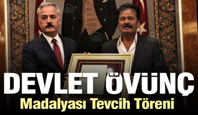 Isparta'da Devlet Övünç Madalyası Tevcih Töreni 