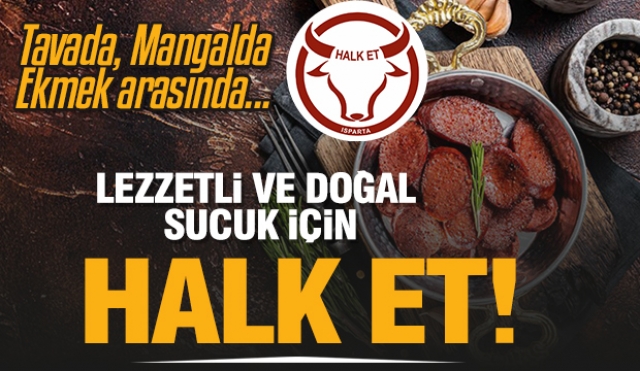 Isparta'da doğal fermente sucuk için adres Halk Et