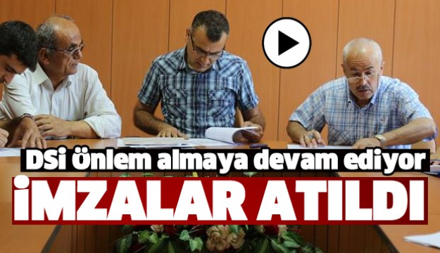 ISPARTA'DA DSİ  ÖNLEM ALMAYA DEVAM EDİYOR