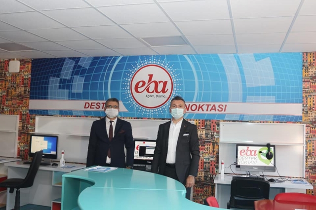 Isparta'da EBA destek noktası açıldı