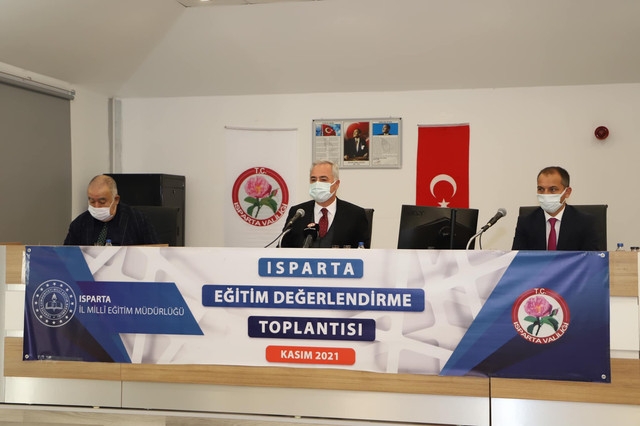 Isparta'da Eğitim Değerlendirme Toplantısı
